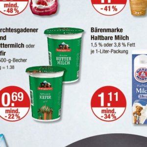 Milch bei V-Markt