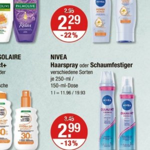 Schaumfestiger bei V-Markt