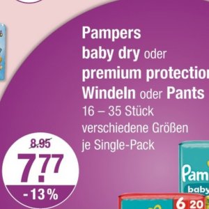 Windeln bei V-Markt