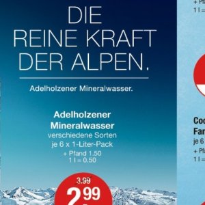 Mineralwasser bei V-Markt