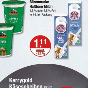 Milch bei V-Markt