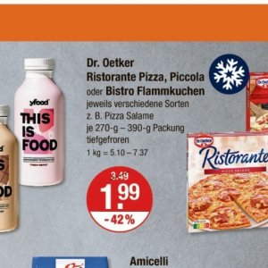 Pizza bei V-Markt