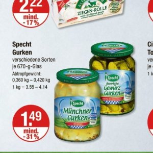 Glas bei V-Markt
