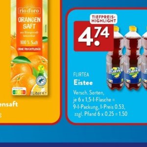 Eistee bei Aldi SÜD