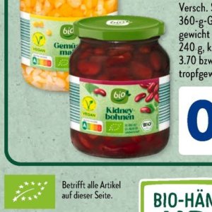 Bohnen bei Aldi SÜD
