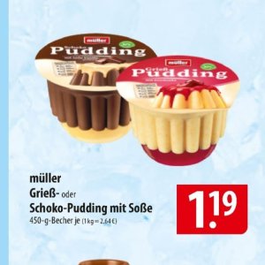Pudding bei Famila Nord Ost