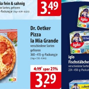 Pizza bei Famila Nord Ost