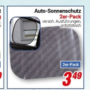 Sonnenschutz bei Centershop