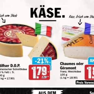 Käse bei AEZ