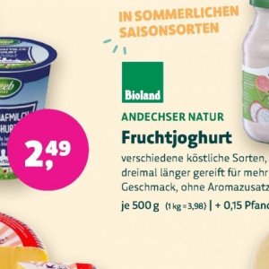 Joghurt bei BioMarkt