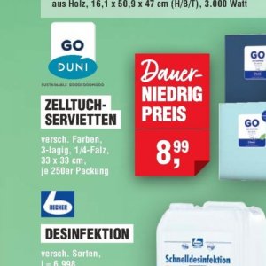 Servietten bei Handelshof
