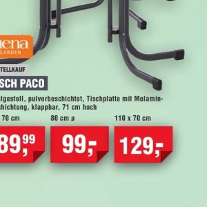 Tischplatte bei Handelshof
