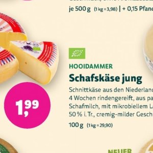 Schafskäse bei BioMarkt