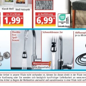 Wasserhahn bei Norma