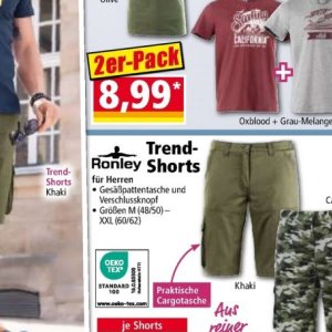 Shorts bei Norma