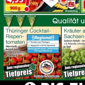 Tomaten bei Norma