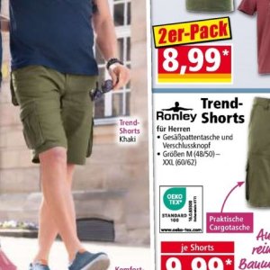 Shorts bei Norma