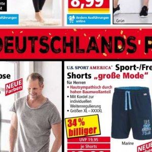 Shorts bei Norma
