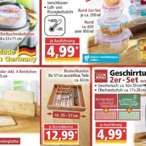 Besteckkasten bei Norma