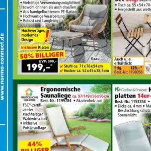 Hocker bei Norma
