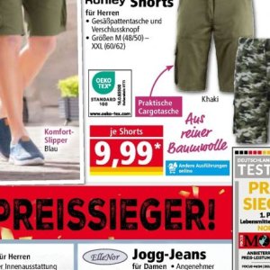 Shorts bei Norma