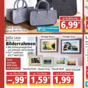 Bilderrahmen bei Norma