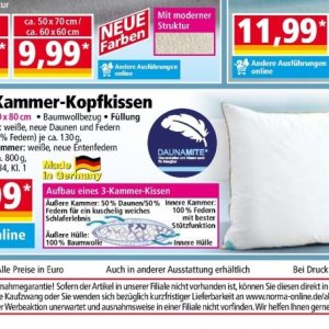Kissen bei Norma