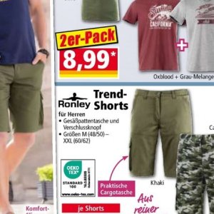 Shorts bei Norma