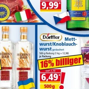 Wurst bei Norma