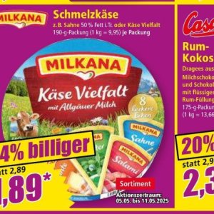 Milch bei Norma