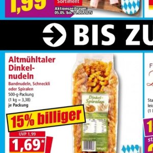 Nudeln bei Norma