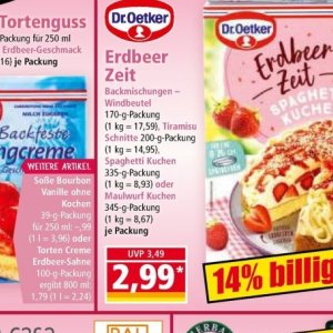 Kuchen bei Norma