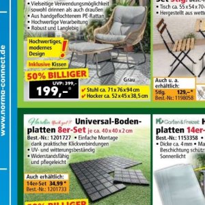 Hocker bei Norma
