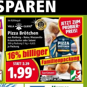 Pizza bei Norma