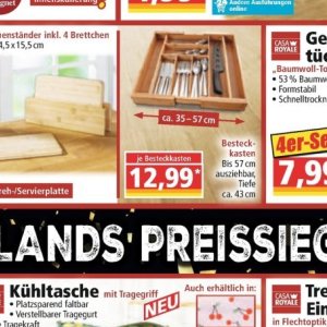 Besteckkasten bei Norma