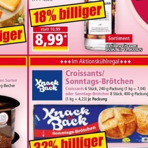 Croissants bei Norma