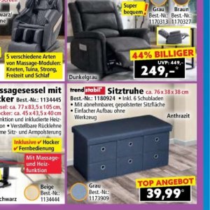 Schubladen bei Norma