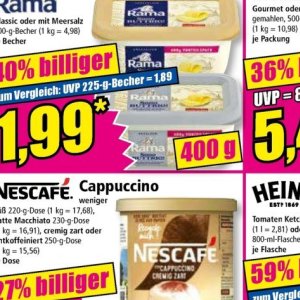 Kaffee bei Norma