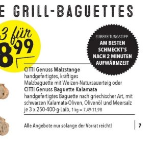 Baguette bei Citti Markt
