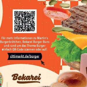 Burger bei Citti Markt