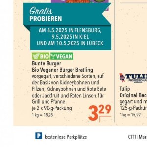 Burger bei Citti Markt
