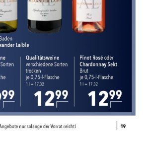 Sekt bei Citti Markt
