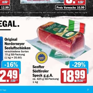 Speck bei Hit