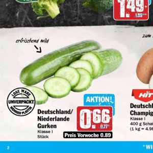Gurken bei Hit