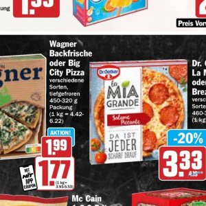 Pizza wagner wagner bei Hit