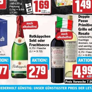 Sekt bei Hit