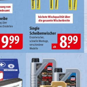 Scheibenwischer bei Famila Nord Ost