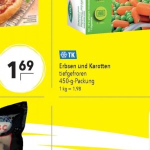 Erbsen bei Citti Markt