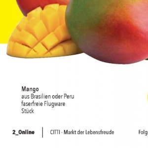 Mango bei Citti Markt