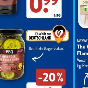 Burger bei Aldi SÜD
